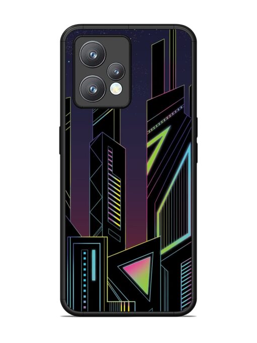 Neon Dreamscape Glossy Metal Phone Cover for Realme 9 Pro Plus (5G)