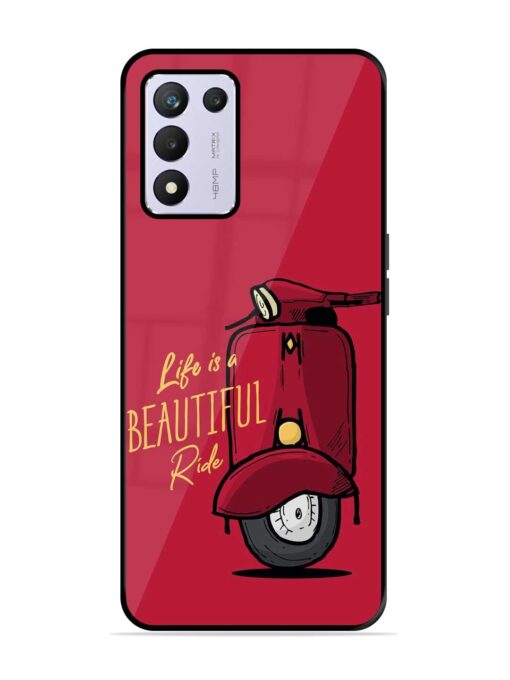 Life Is Beautiful Rides Glossy Metal Phone Cover for Realme 9 Se (5G)