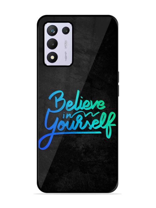 Believe In Yourself Glossy Metal Phone Cover for Realme 9 Se (5G)