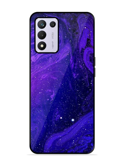 Galaxy Acrylic Abstract Art Glossy Metal Phone Cover for Realme 9 Se (5G)