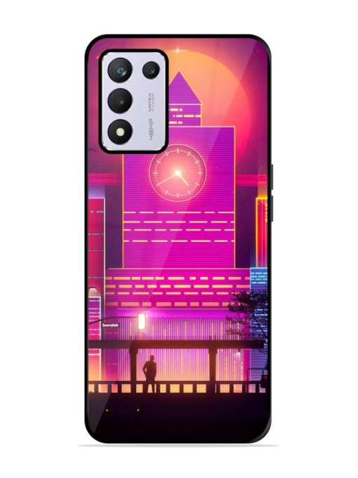 Clock Tower Glossy Metal TPU Phone Cover for Realme 9 Se (5G)