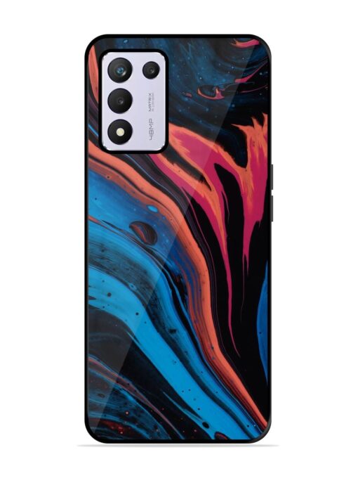 Liquefied Art Glossy Metal TPU Phone Cover for Realme 9 Se (5G)