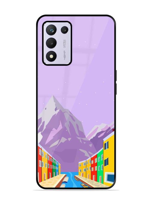 Venice City Illustration Glossy Metal Phone Cover for Realme 9 Se (5G)