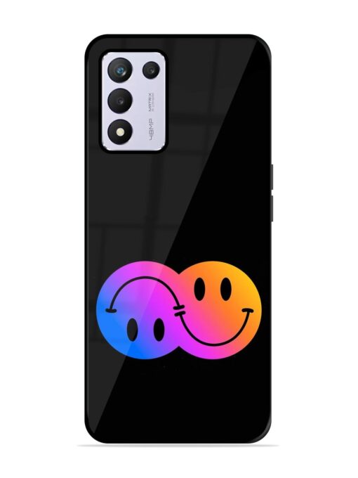 Gradient Smile Art Glossy Metal TPU Phone Cover for Realme 9 Se (5G) Zapvi