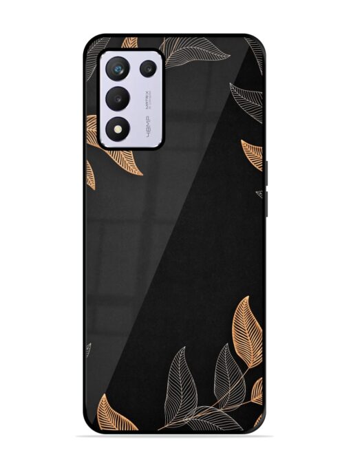 Foliage Art Glossy Metal Phone Cover for Realme 9 Se (5G)