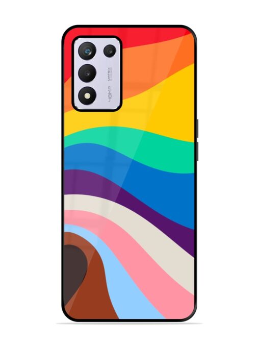 Minimal Pride Art Glossy Metal Phone Cover for Realme 9 Se (5G)