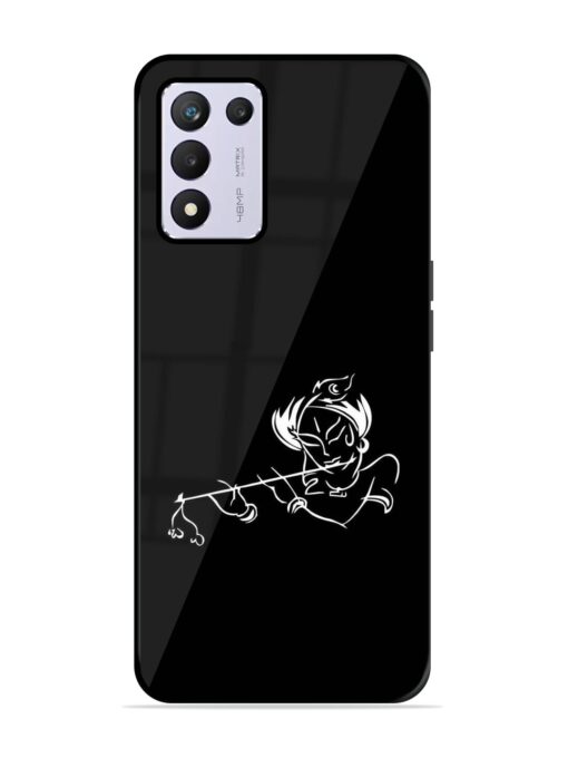 Krishna Flute Glossy Metal Phone Cover for Realme 9 Se (5G)