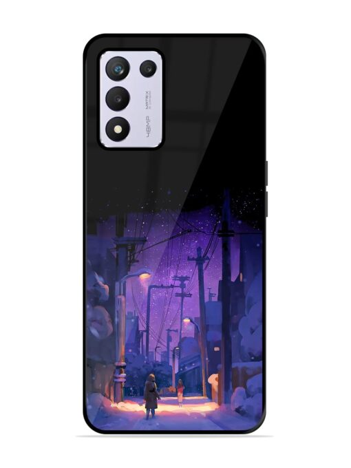 Winter Anime Art Glossy Metal Phone Cover for Realme 9 Se (5G)