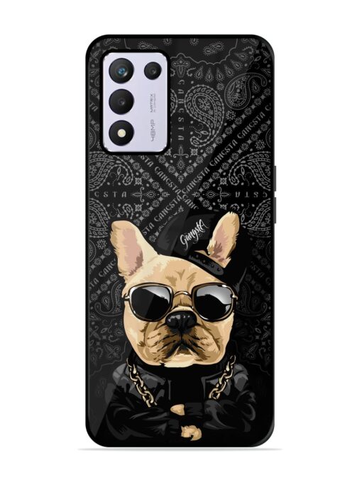 Gangsta Cool Sunmetales Dog Glossy Metal Phone Cover for Realme 9 Se (5G)