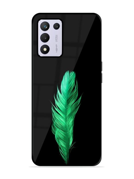 Feather Texture Glossy Metal Phone Cover for Realme 9 Se (5G) Zapvi