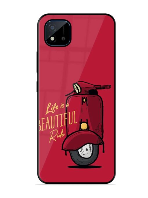 Life Is Beautiful Rides Glossy Metal Phone Cover for Realme C11 (2021) Zapvi