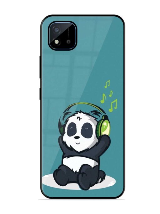 Music Panda Glossy Metal Phone Cover for Realme C11 (2021) Zapvi