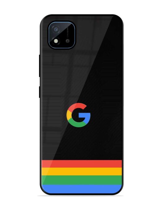 Google Logo Art Glossy Metal Phone Cover for Realme C11 (2021)