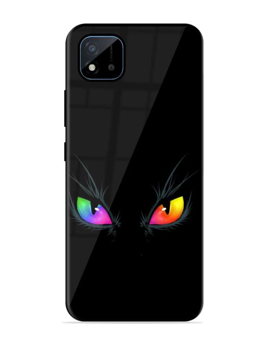 Cat Eyes Glossy Metal Phone Cover for Realme C11 (2021) Zapvi