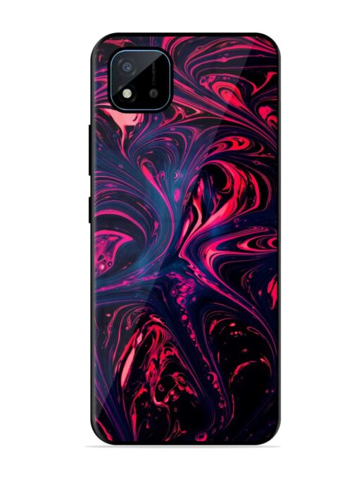 Abstract Background Glossy Metal Phone Cover for Realme C11 (2021) Zapvi