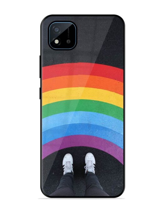 Legs Rainbow Glossy Metal TPU Phone Cover for Realme C11 (2021)