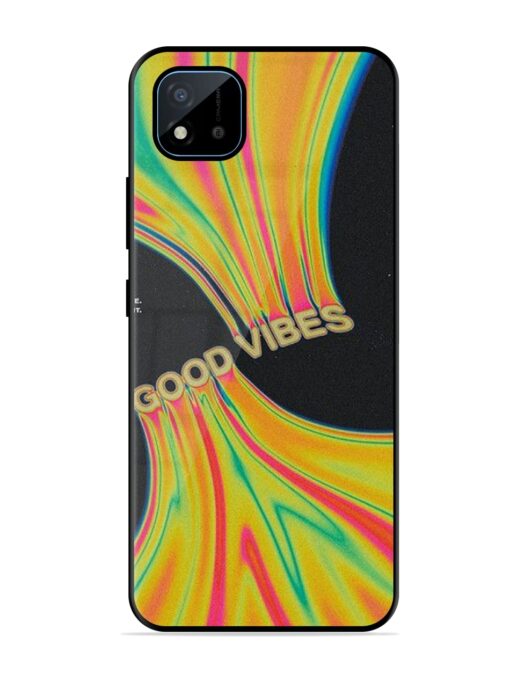 Good Vibes Glossy Metal Phone Cover for Realme C11 (2021)