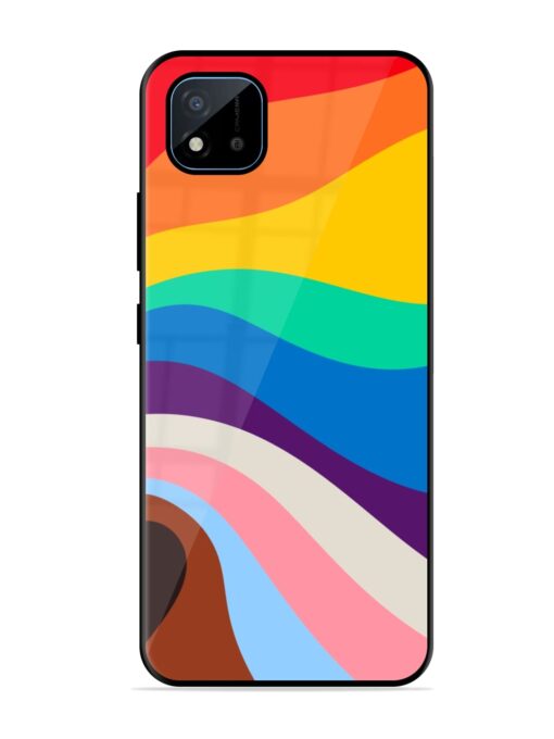 Minimal Pride Art Glossy Metal Phone Cover for Realme C11 (2021)