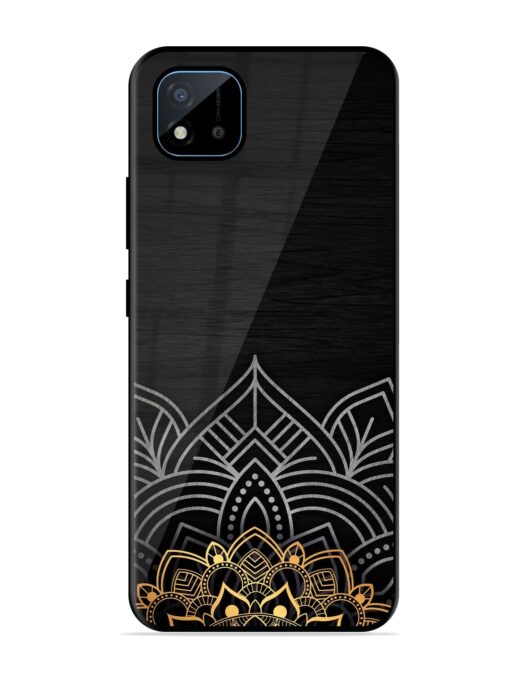 Decorative Golden Pattern Glossy Metal Phone Cover for Realme C11 (2021) Zapvi