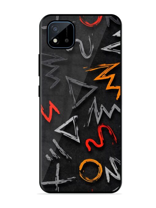 Grungy Graffiti Glossy Metal Phone Cover for Realme C11 (2021)