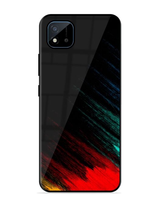 Color Pattern Glossy Metal Phone Cover for Realme C11 (2021)