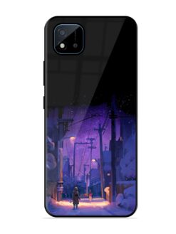 Winter Anime Art Glossy Metal Phone Cover for Realme C11 (2021)