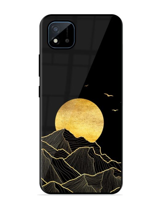 Golden Sunrise Glossy Metal Phone Cover for Realme C11 (2021)