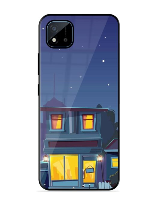 Vector Night House Glossy Metal Phone Cover for Realme C11 (2021)