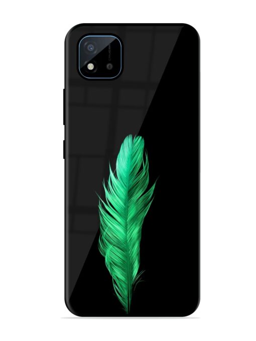 Feather Texture Glossy Metal Phone Cover for Realme C11 (2021) Zapvi