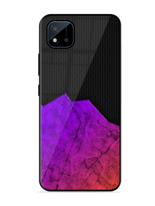 Minimalist Gradient Glossy Metal Phone Cover for Realme C11 (2021)