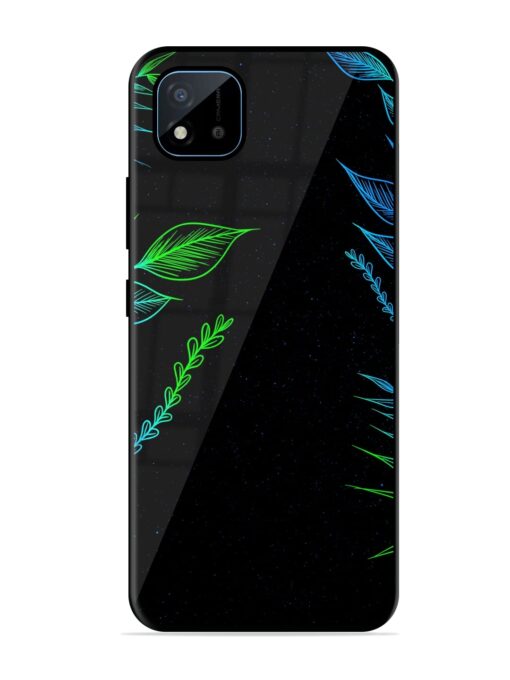 Aesthetic Neon Glossy Metal Phone Cover for Realme C11 (2021) Zapvi