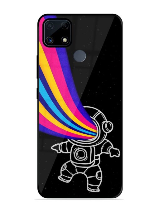 Astronaut Glossy Metal TPU Phone Cover for Realme C25