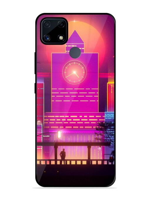 Clock Tower Glossy Metal TPU Phone Cover for Realme C25S