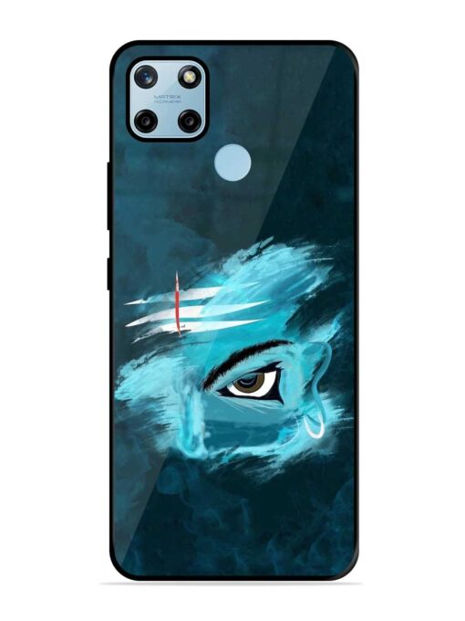 Lord Shiva Glossy Metal Phone Cover for Realme C25Y