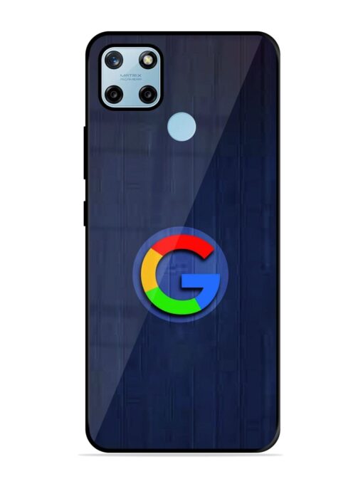 Google Logo Printed Glossy Metal TPU Phone Cover for Realme C25Y