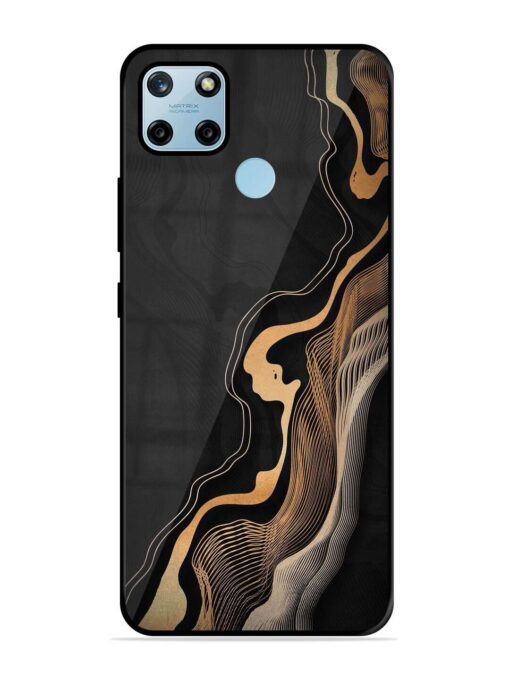 Abstract Art Glossy Metal TPU Phone Cover for Realme C25Y Zapvi