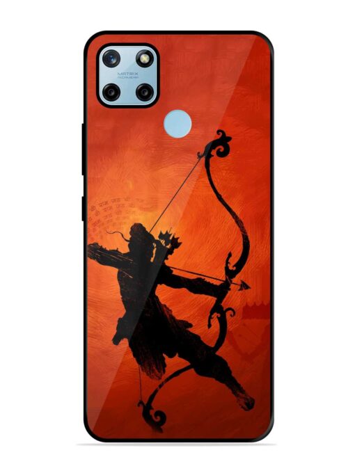 Illustration Lord Rama Glossy Metal Phone Cover for Realme C25Y