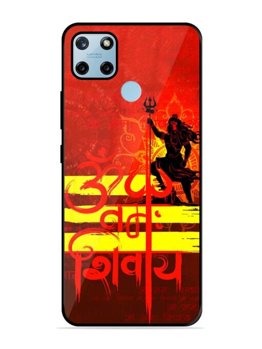 Illustration Lord Shiva Glossy Metal TPU Phone Cover for Realme C25Y Zapvi