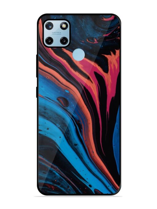 Liquefied Art Glossy Metal TPU Phone Cover for Realme C25Y