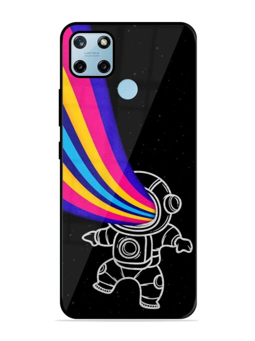 Astronaut Glossy Metal TPU Phone Cover for Realme C25Y