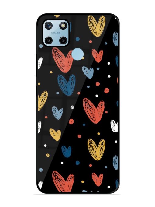 Happy Valentines Day Glossy Metal TPU Phone Cover for Realme C25Y Zapvi