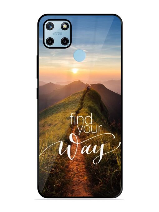 Find Your Way Glossy Metal Phone Cover for Realme C25Y