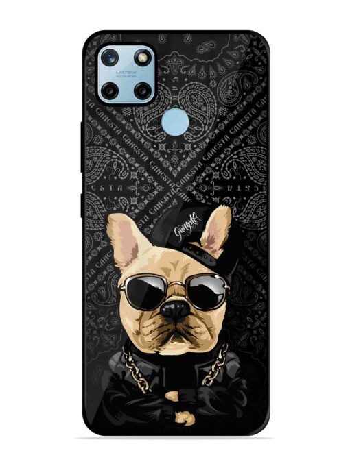 Gangsta Cool Sunmetales Dog Glossy Metal Phone Cover for Realme C25Y