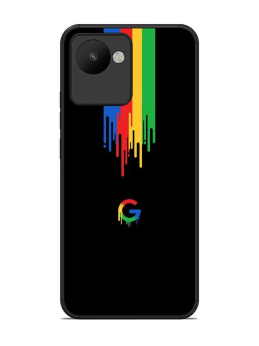 Google Logo Glossy Metal Phone Cover for Realme C30