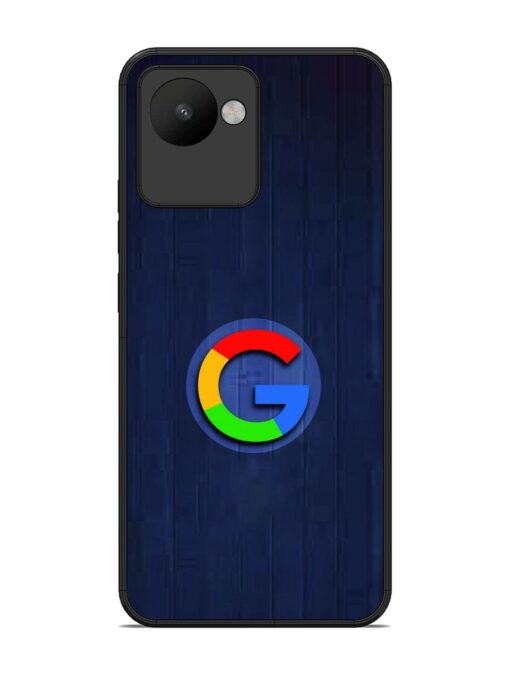 Google Logo Printed Glossy Metal TPU Phone Cover for Realme C30