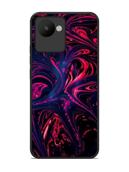 Abstract Background Glossy Metal Phone Cover for Realme C30 Zapvi