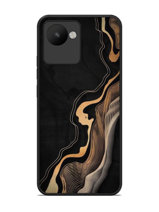 Abstract Art Glossy Metal TPU Phone Cover for Realme C30 Zapvi