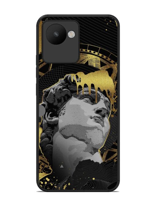 Roman Face Glossy Metal Phone Cover for Realme C30