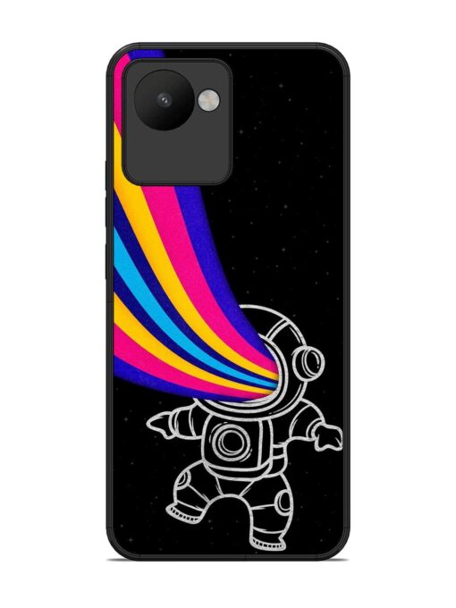 Astronaut Glossy Metal TPU Phone Cover for Realme C30