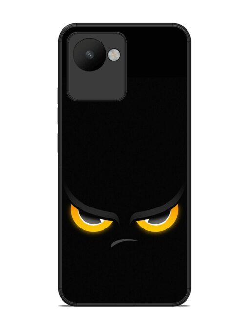 Scary Yellow Eye Glossy Metal TPU Phone Cover for Realme C30